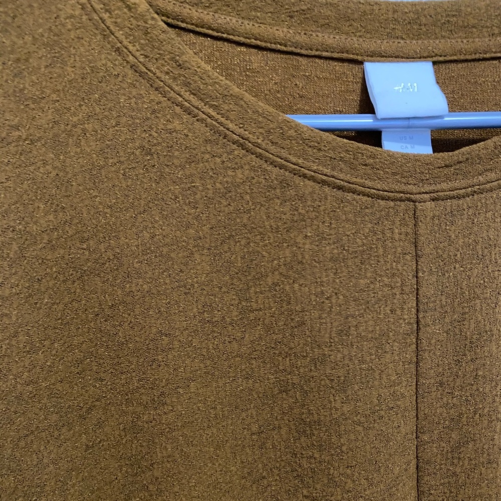 H&M Mustard Brown Blouse - Picture 3 of 5